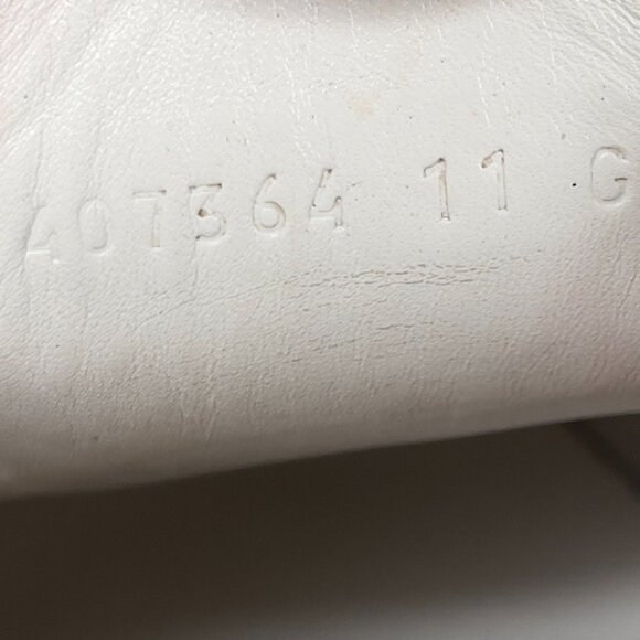 Gucci Slipon GG Monogram Embossed Red Leather 11 G or 11.5 US or 45 EUR - Picture 10 of 12